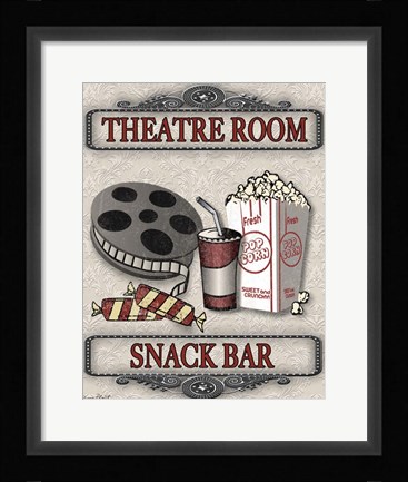Framed Movie Night - Light III Print