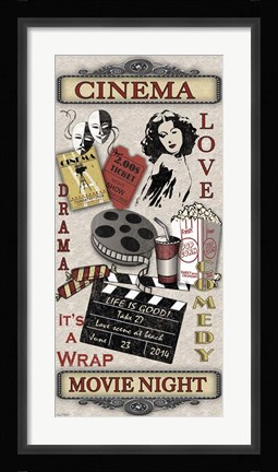 Framed Cinema II Print