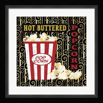 Framed Movie Night I Print