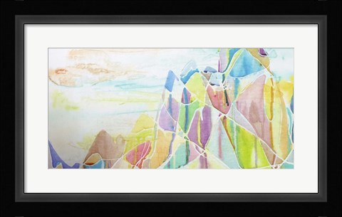 Framed Monte San Valentin Print