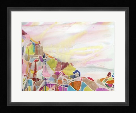 Framed Pico Bolivar Print