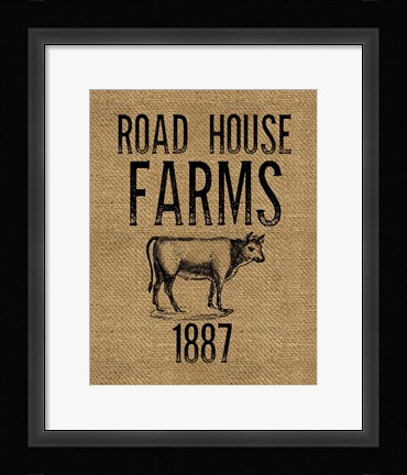 Framed Road House Farms Print