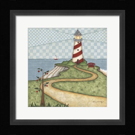 Framed Lighthouse 1 Print