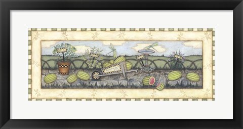 Framed Watermelons For Sale Print