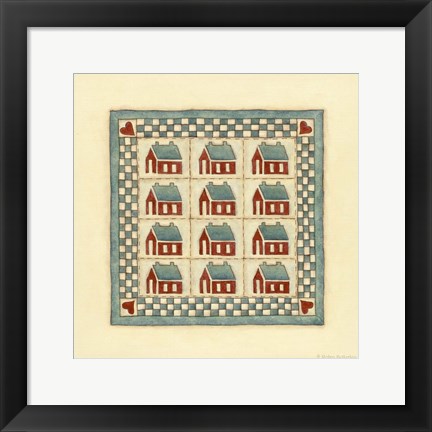 Framed House Patchwork Print