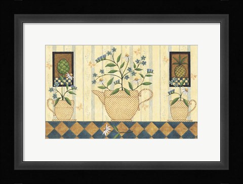 Framed Flower Pot Print