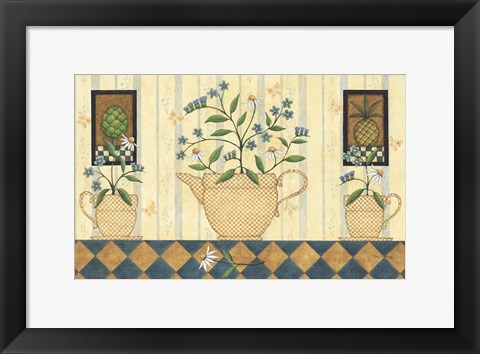 Framed Flower Pot Print