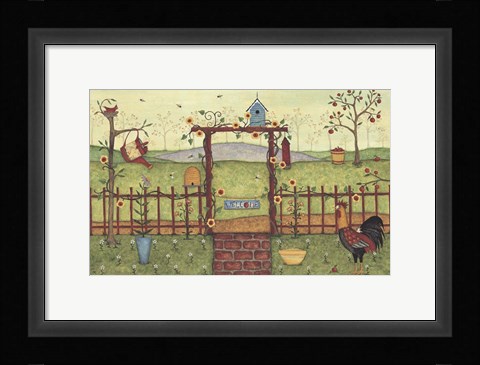 Framed Trellis Print