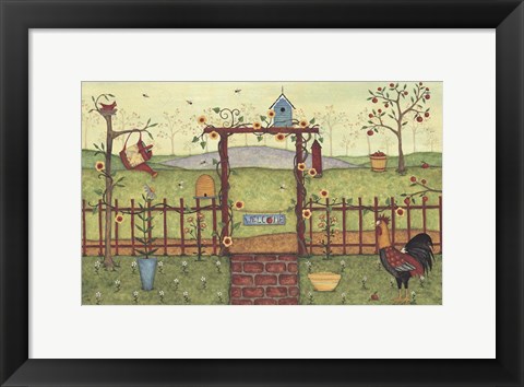 Framed Trellis Print