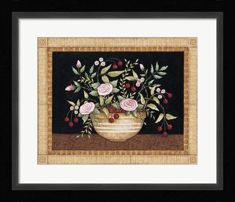 Framed Cherries Print