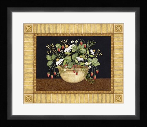 Framed Strawberries Print