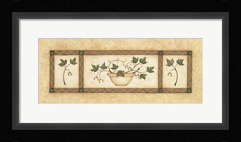 Framed Leaves A Print