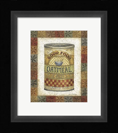 Framed Good Food Oatmeal Print