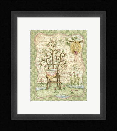 Framed Garden 1 Print