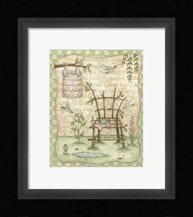 Framed Garden 3 Print