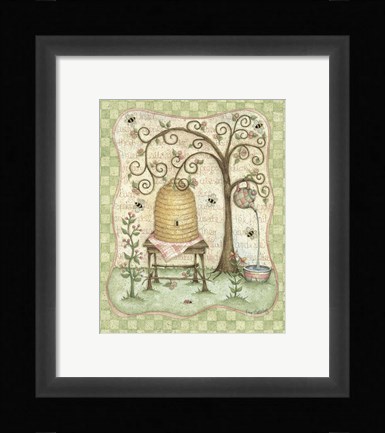 Framed Garden 4 Print