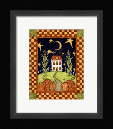 Framed Pumpkin Moon Print