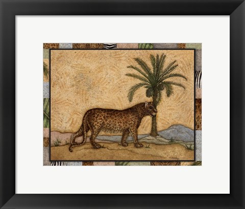 Framed Leopard Print