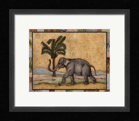 Framed Elephant Print