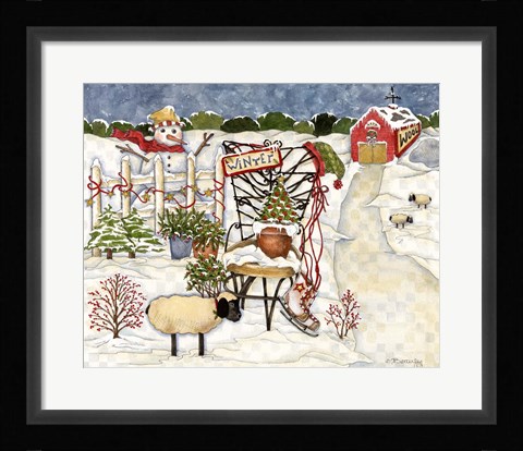 Framed Winter Print