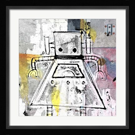 Framed Girly Bot Print