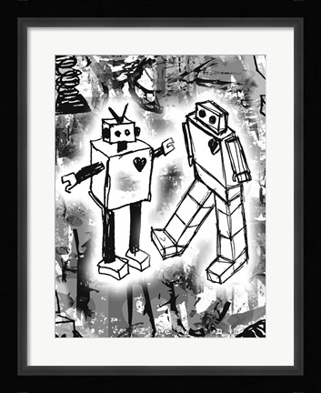Framed Robot Love Print