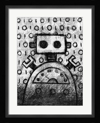 Framed Urban Robot Print