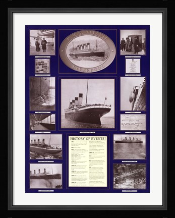 Framed Titanic Poster Print