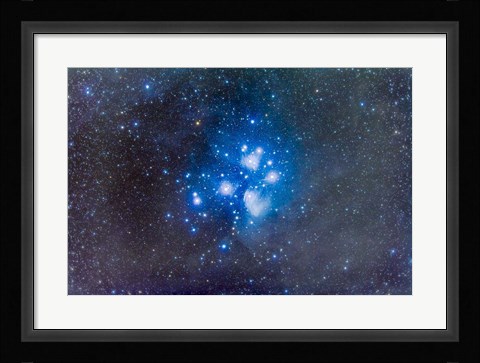 Framed Pleiades (Seven Sisters) Print
