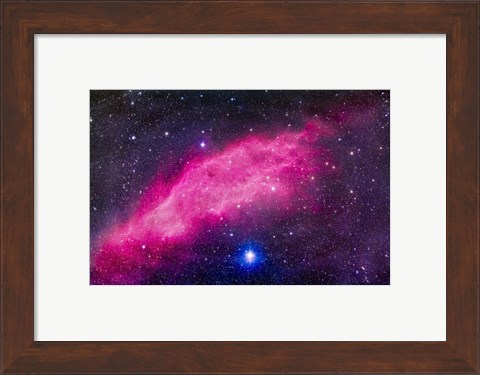 Framed California Nebula Print