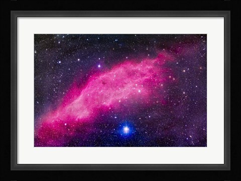 Framed California Nebula Print