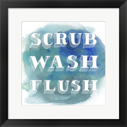 Framed Bathroom Do's I Print