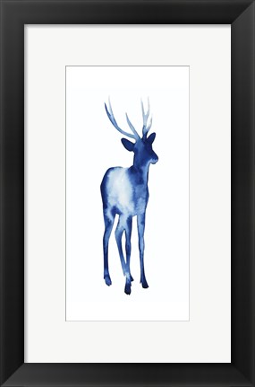 Framed Ink Drop Rusa Deer I Print