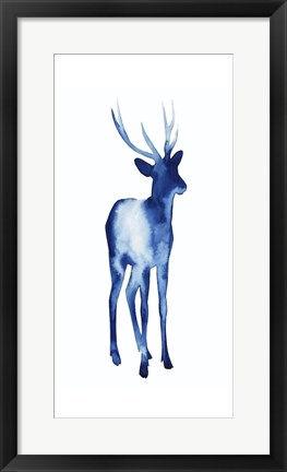 Framed Ink Drop Rusa Deer I Print