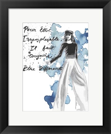 Framed Fashion Quotes IV Print