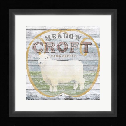 Framed Farm Supply III Print