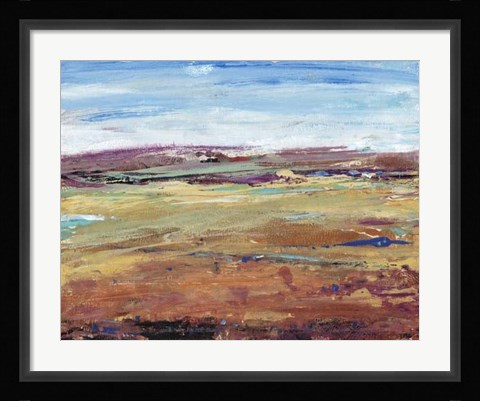 Framed Terra Vista I Print
