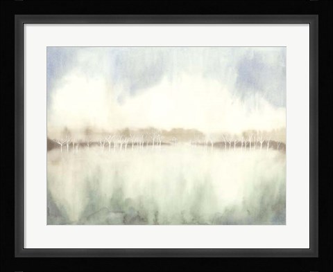 Framed Mid Morning Mist I Print