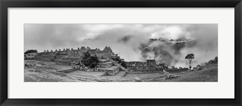 Framed Inca City of Machu Picchu, Urubamba Province, Cusco, Peru Print