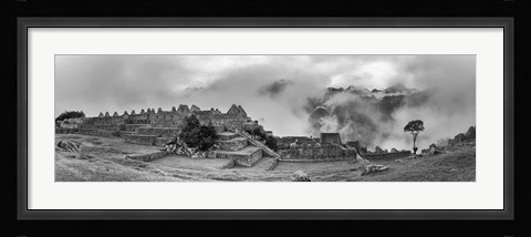 Framed Inca City of Machu Picchu, Urubamba Province, Cusco, Peru Print