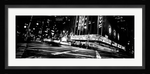 Framed Radio City Music Hall, Rockefeller Center, Manhattan, NY Print