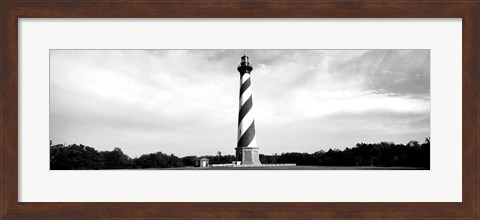 Framed Cape Hatteras Lighthouse, Outer Banks, Buxton, North Carolina Print