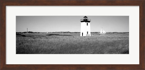 Framed Long Point Light, Long Point, Provincetown, Cape Cod, Massachusetts Print
