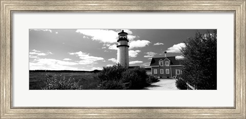 Framed Highland Light, Cape Cod National Seashore, North Truro, Cape Cod, Massachusetts Print
