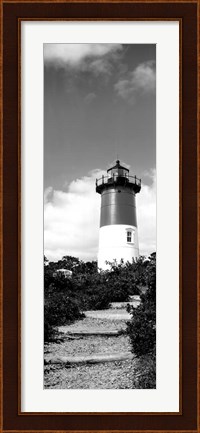 Framed Nauset Lighthouse, Nauset Beach, Eastham, Cape Cod, Massachusetts Print