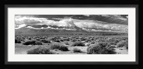Framed Death Valley landscape, Panamint Range, Death Valley National Park, Inyo County, California Print