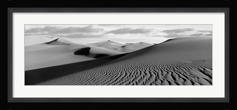 Framed Sand dunes in a desert, Great Sand Dunes National Park, Colorado Print