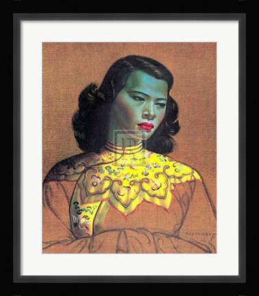 Framed Chinese Girl Print