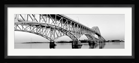 Framed South Grand Island Bridges New York USA Print