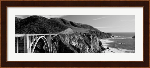 Framed Bixby Creek Bridge, Big Sur, California Print